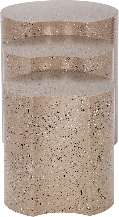 Dimple - 3 Piece Modular End Table - Terazzo Finish