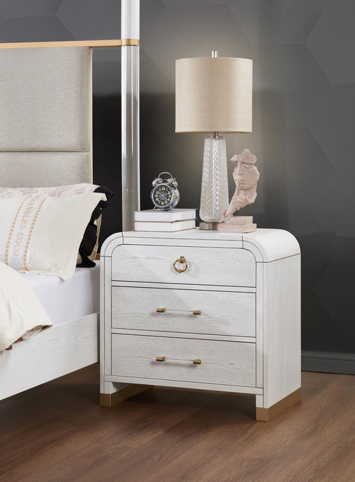 B093 - Nightstand - White - Stylish Home Furniture