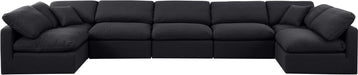 Indulge - Linen 7 Piece Modular U-Shaped Sectional - Stylish Home Furniture
