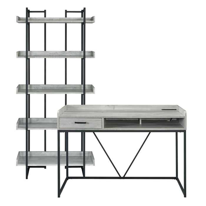 Preston - 2 Piece Set - Gray - Stylish Home Furniture