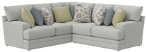 Stockbridge - Sectional With Comfort Coil Seating And 9 Accent Pillows Included - Stylish Home Furniture