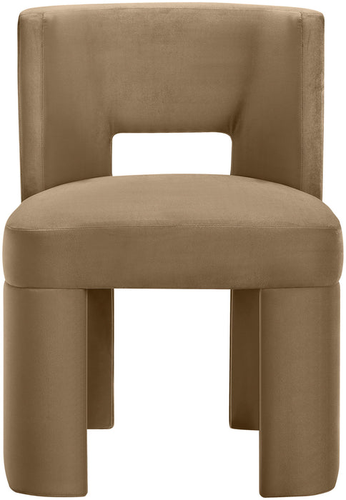 Zuno - Velvet Performance Fabric Upholstered Dining Chair (Set of 2)