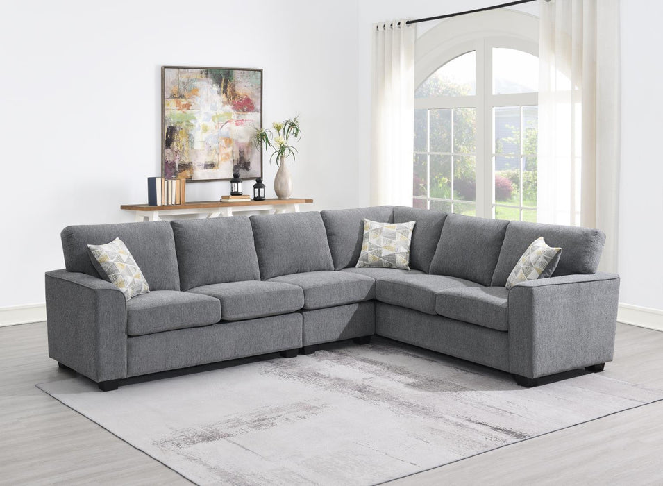 U327 - 2 Piece Sectional - Gray