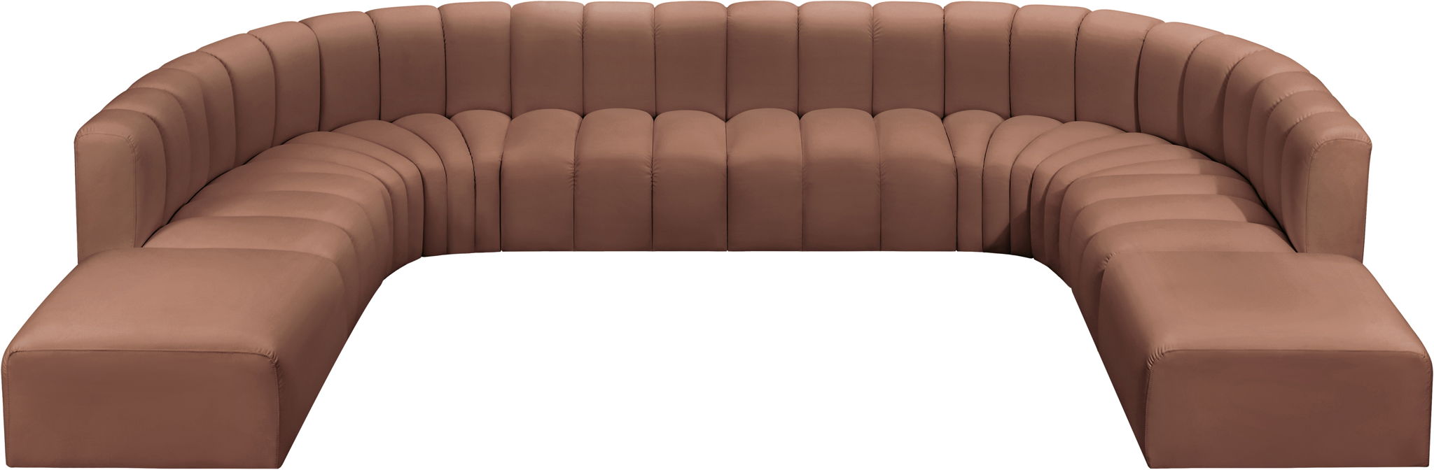Arc - Faux Leather Modular Sectional