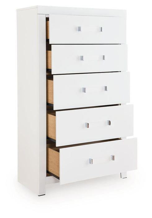 Maeling - Five Drawer Chest - Stylish Home Furniture