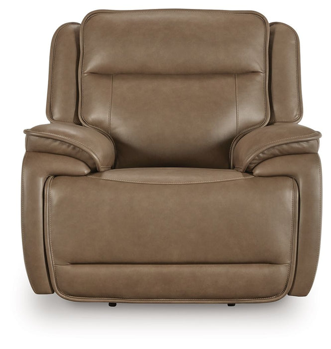 Glencroft - Power Recliner / Adjustable Headrest - Sahara - Stylish Home Furniture