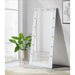 Lindy - Floor Mirror With Lights - White - Stylish Home Furniture