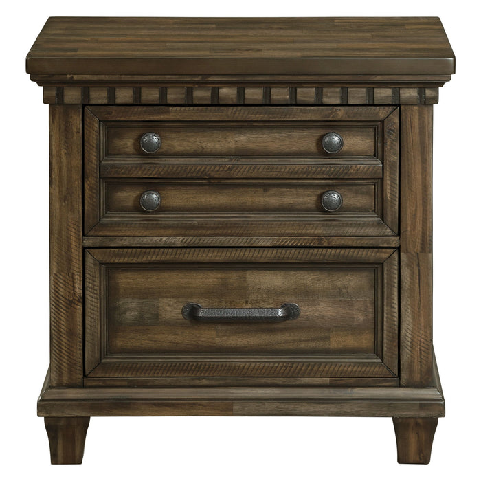 Mccoy - 2 Drawer Nightstand With USB - Stylish Home Furniture
