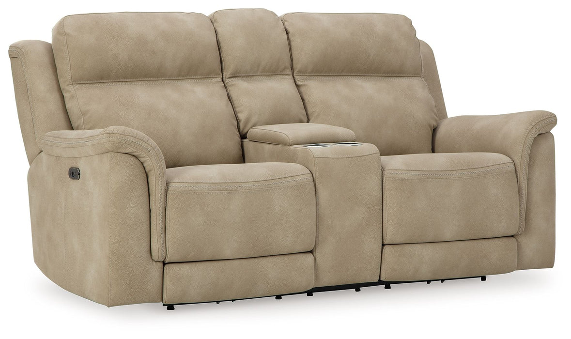 Next-Gen Durapella - Reclining Power Loveseat With Console - Stylish Home Furniture