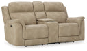 Next-Gen Durapella - Reclining Power Loveseat With Console - Stylish Home Furniture