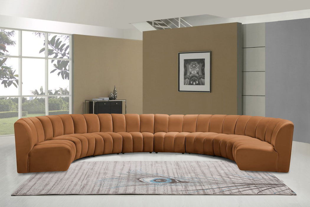 Infinity - 8 Piece Modular Sectional - Saddle
