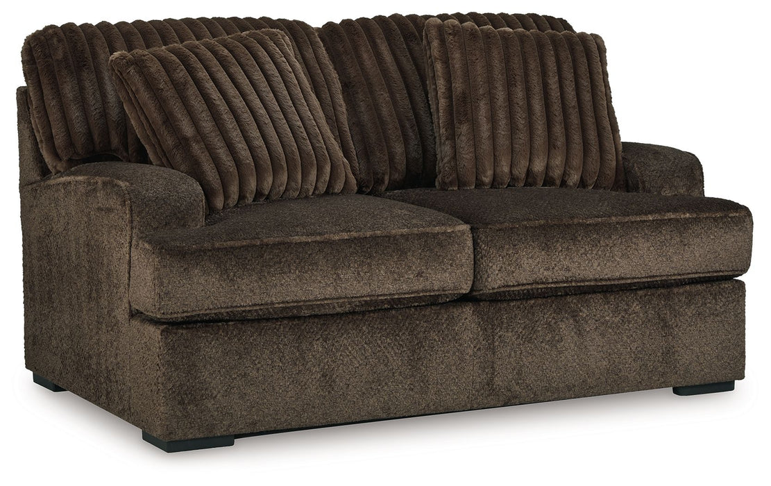 Aylesworth - Loveseat - Chocolate - Stylish Home Furniture