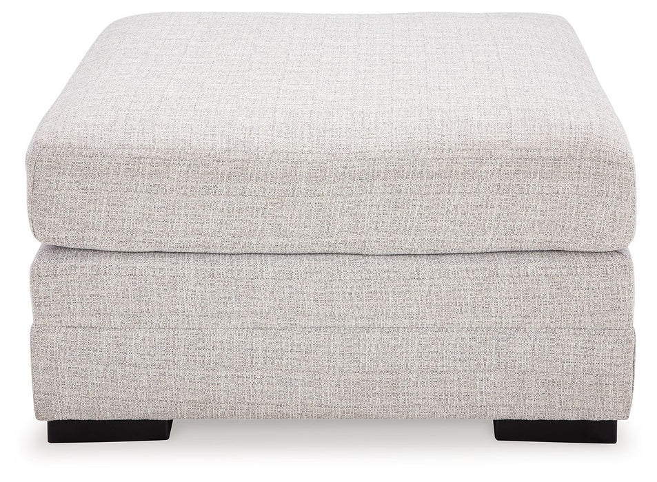 Koralynn - Oversized Accent Ottoman - Stone - Stylish Home Furniture
