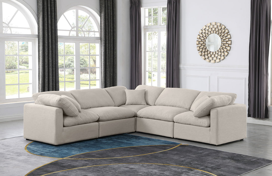 Indulge - Linen 5 Piece Modular Corner Sectional - Stylish Home Furniture
