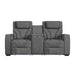 Blitz - Motion Loveseat With Console, And LED - Stylish Home Furniture