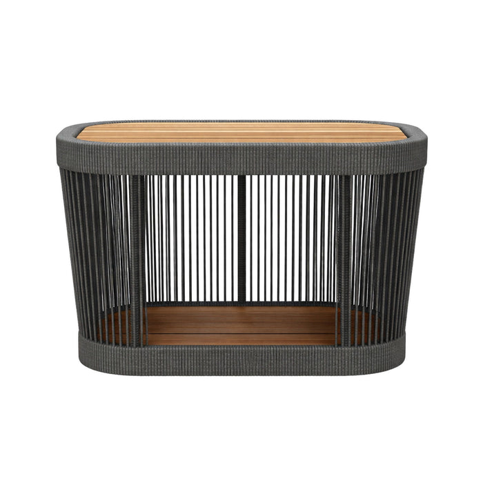 Veranda - Rope And Wood Table - Stylish Home Furniture