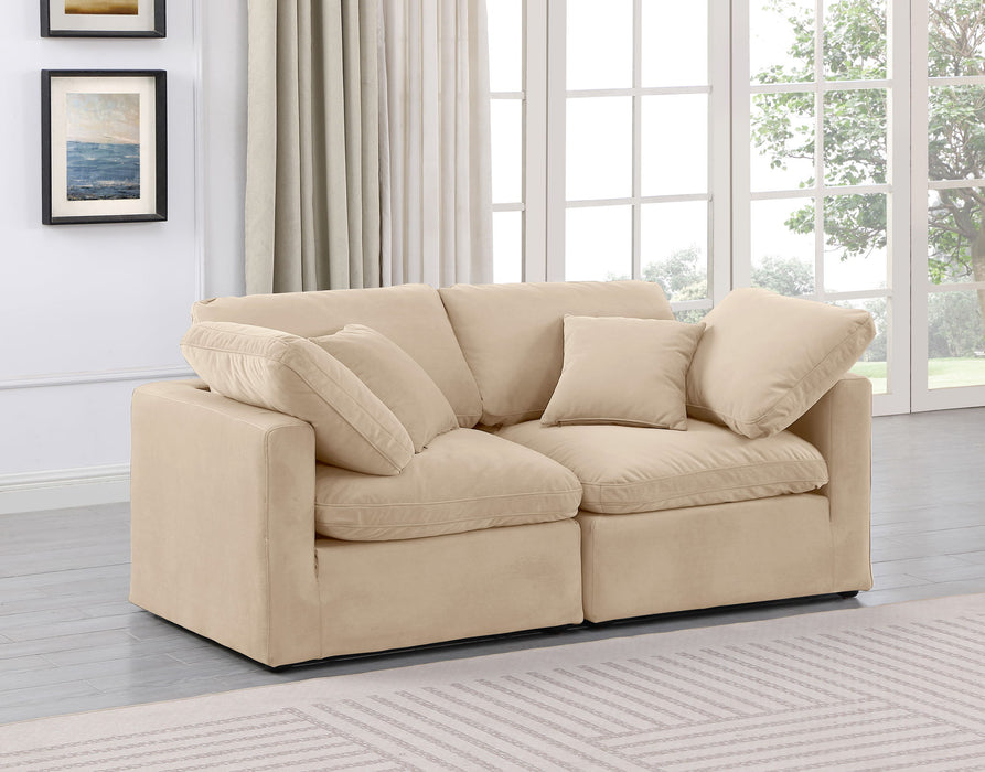 Indulge - Velvet 2 Seat Modular Sofa - Stylish Home Furniture