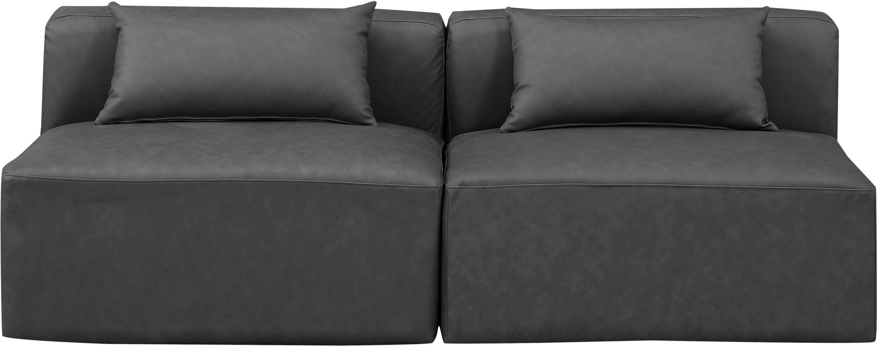 Cube - Modular 2 Seat Armless Sofa
