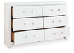 Maeling - Six Drawer Dresser - Stylish Home Furniture