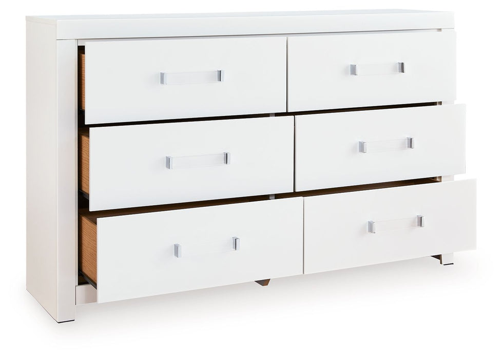Maeling - Six Drawer Dresser - Stylish Home Furniture