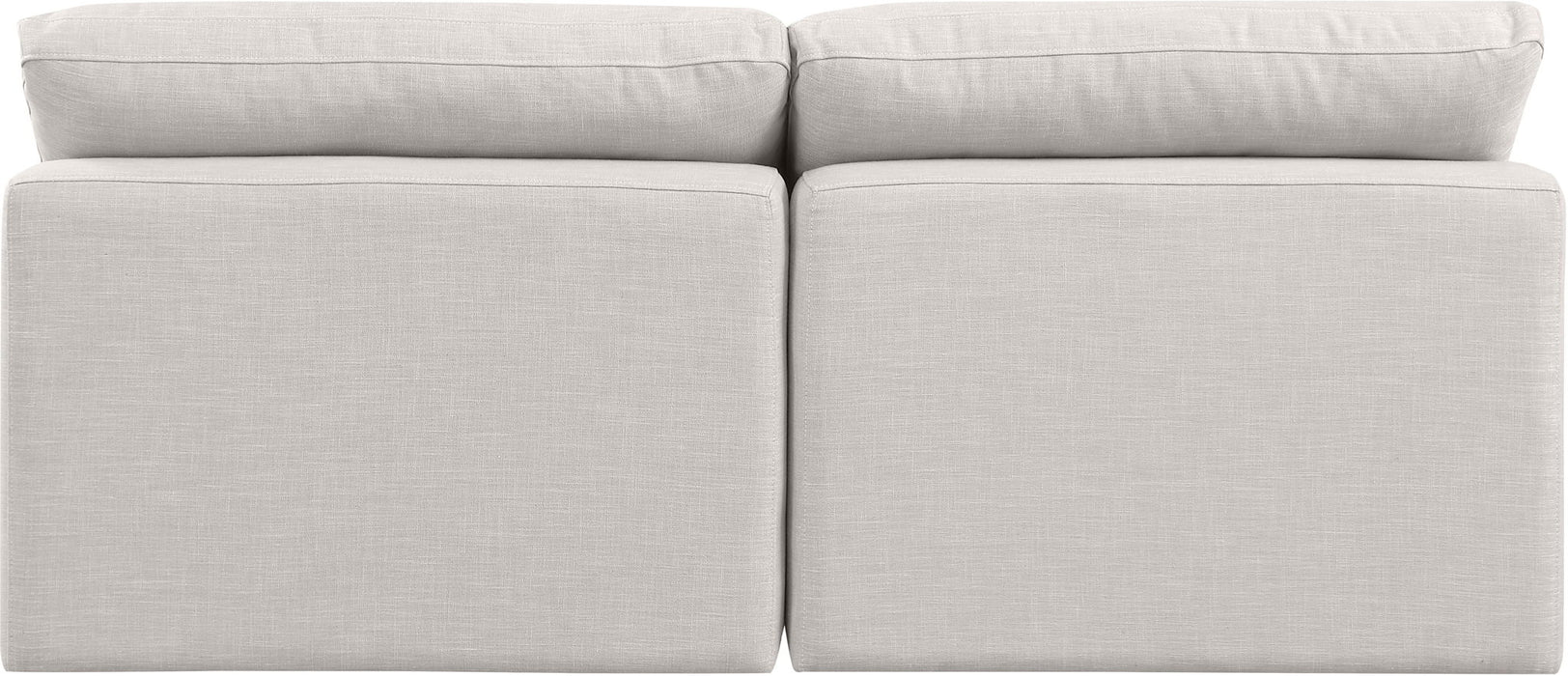 Indulge - Linen 2 Seat Modular Armless Sofa - Stylish Home Furniture