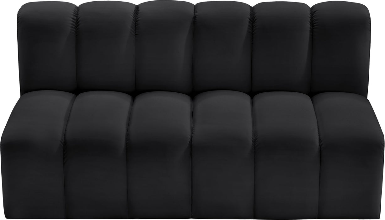 Arc - Faux Leather 2 Seats Modular Sofa