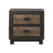 Harlington - 2-Drawer Nightstand - Dark Chocolate - Stylish Home Furniture