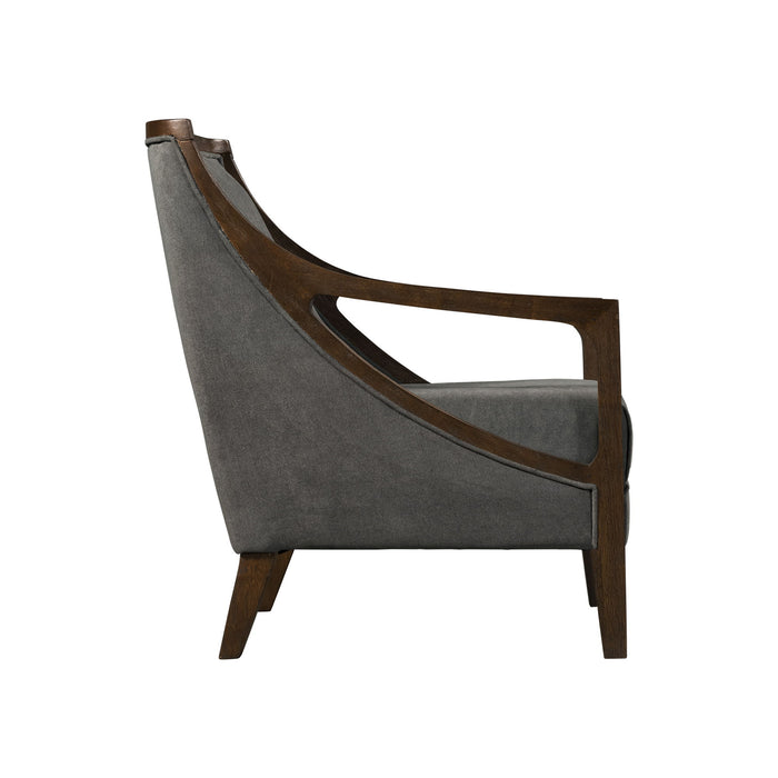 Hopkins - Chair With Brown Arm - Stylish Home Furniture