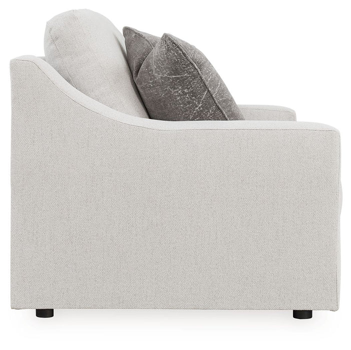 Maitelynn - Loveseat - Chalk - Stylish Home Furniture