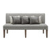 Gramercy - Upholstered Dining Settee - Dark Brown - Stylish Home Furniture