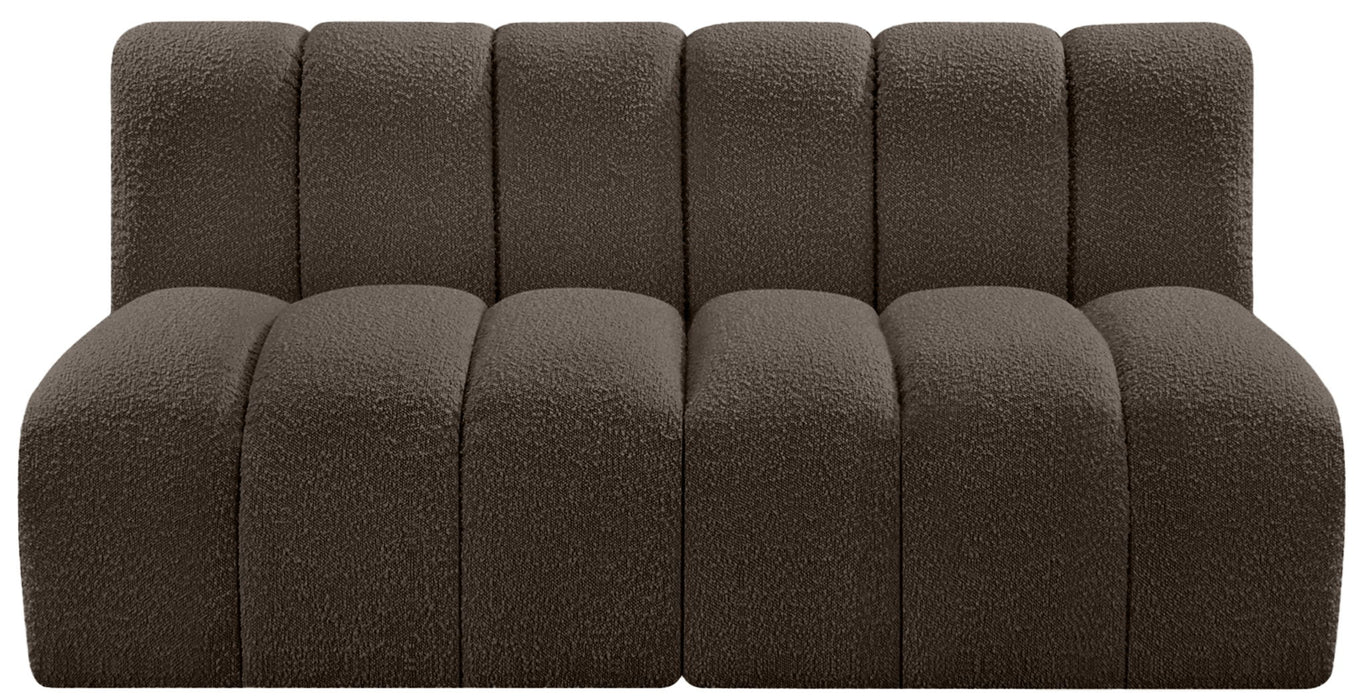 Arc - Boucle Fabric 2 Seats Modular Sofa