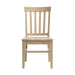 Lakeview - Slat Back Side Chair (Set of 2) - Natural Finish - Stylish Home Furniture
