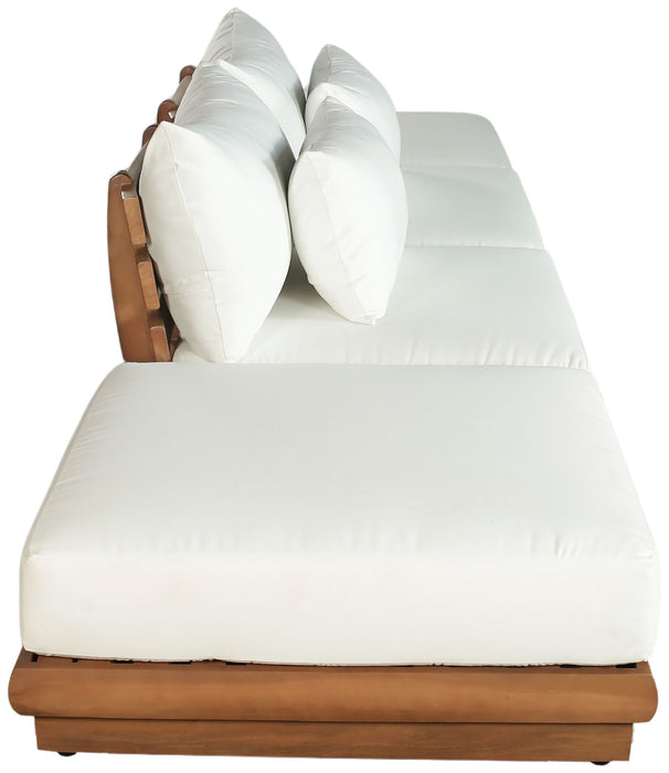 Mirella - 4 Piece Water Resistant Fabric Outdoor Patio Modular Sectional