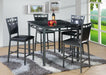 D680 - Counter Height Table - Black - Stylish Home Furniture