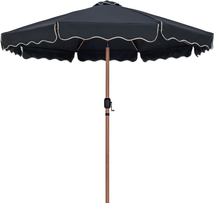 Amalfi - Patio Umbrella - White Base / Light Brown Pole