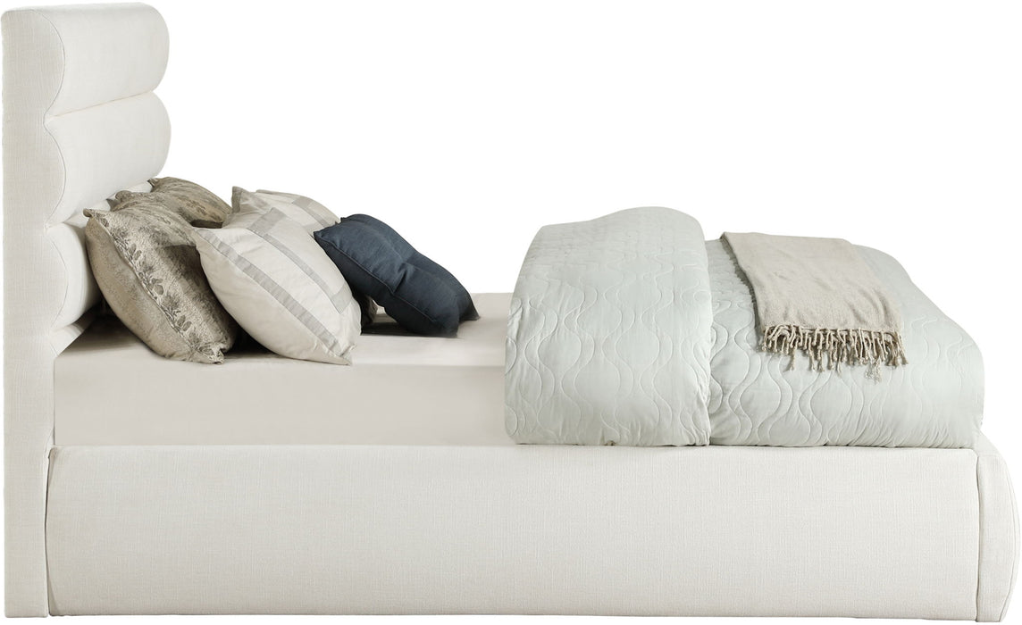 Adam - Linen Fabric Bed With 52" Headboard