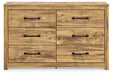 Maystonna - Six Drawer Dresser - Stylish Home Furniture