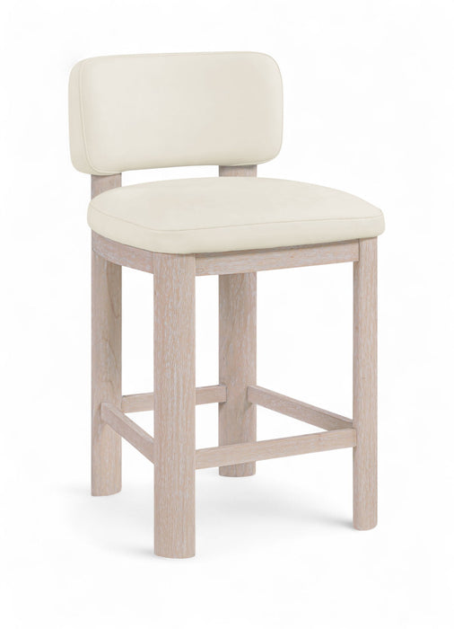 Paloma - Faux Leather Upholstered Counter Stool (Set of 2)