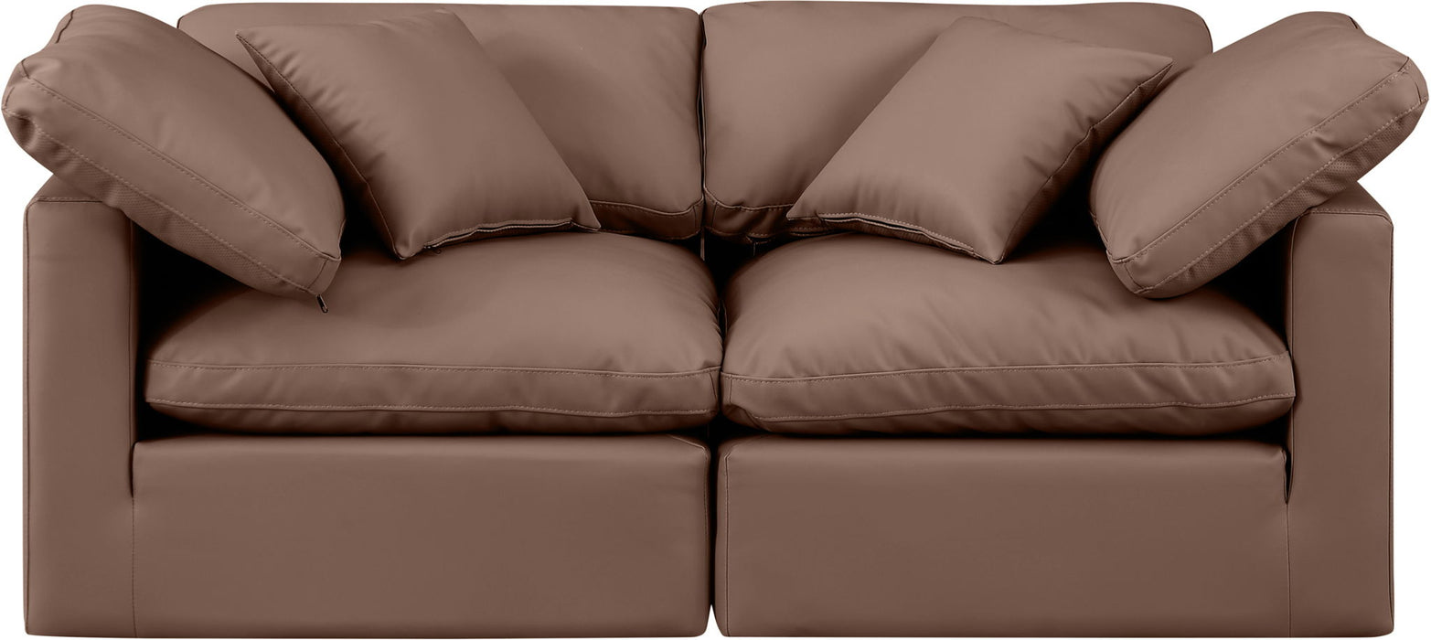 Indulge - Faux Leather 2 Seat Modular Sofa