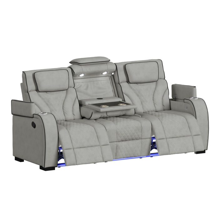 Blitz - Motion Sofa With DDT, Reading Light, Wireless Charger And LED - Stylish Home Furniture