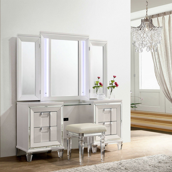 Twenty Nine - Vanity Stool With Acrylic Leg - Stylish Home Furniture