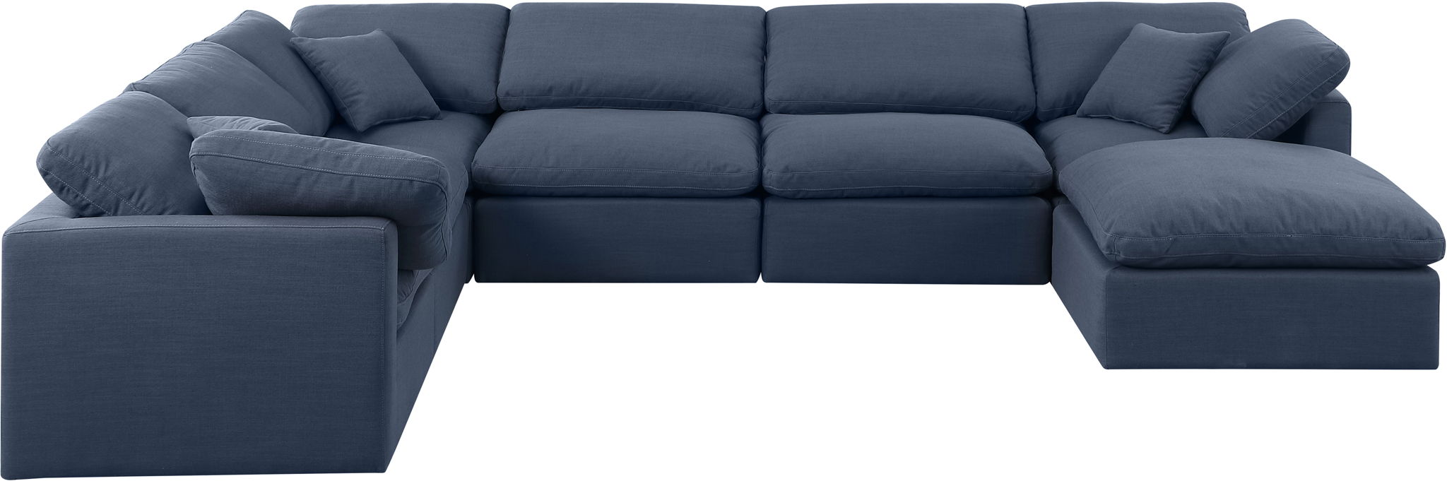 Indulge - Linen 7 Piece Modular Sectional