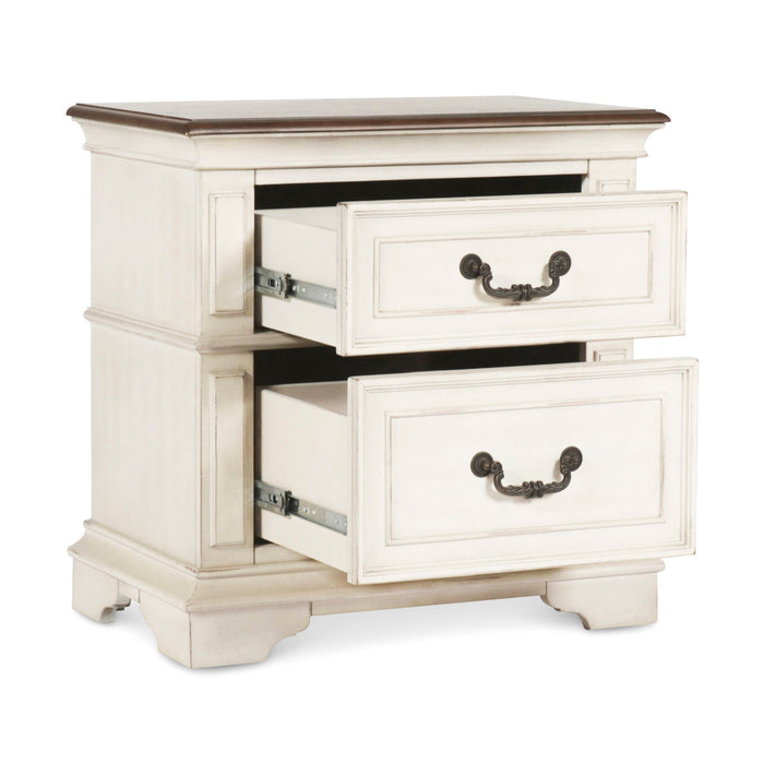 Anastasia - Nightstand - Antique White - Stylish Home Furniture