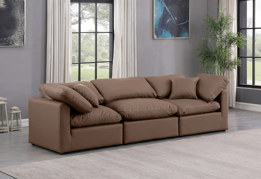 Indulge - Faux Leather 3 Seat Modular Sofa - Stylish Home Furniture