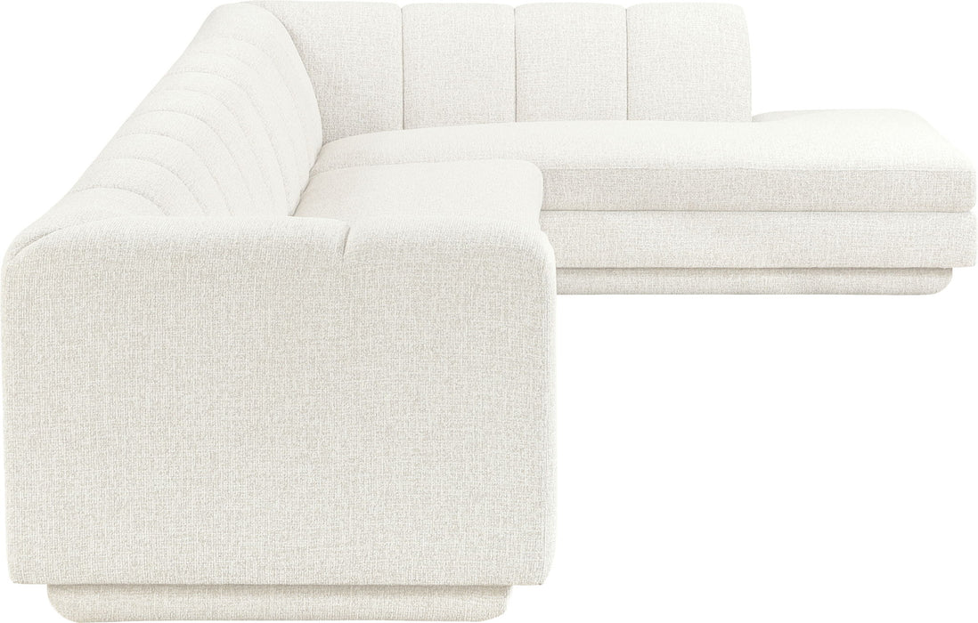 Modari - Sectional - Cream - Stylish Home Furniture