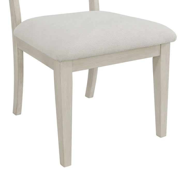 Avalanche - Dining Side Chair (Set of 2) - Antique White - Stylish Home Furniture