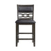 Amherst - Counter Height Faux Leather Side Chair (Set of 2) - Walnut - Stylish Home Furniture