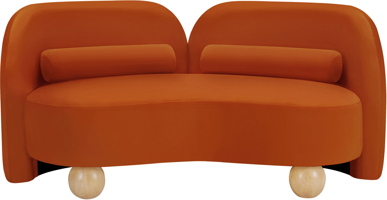 Daphne - Velvet Loveseat