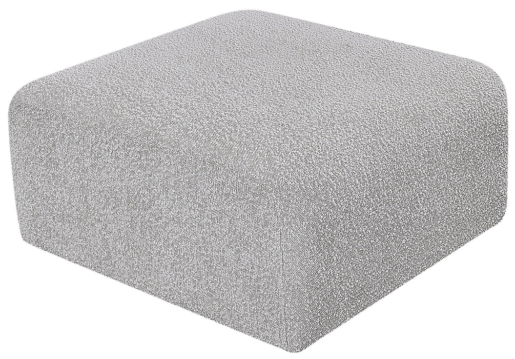 Arc - Boucle Fabric Ottoman