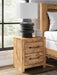 Maystonna - Two Drawer Night Stand - Brown - Stylish Home Furniture